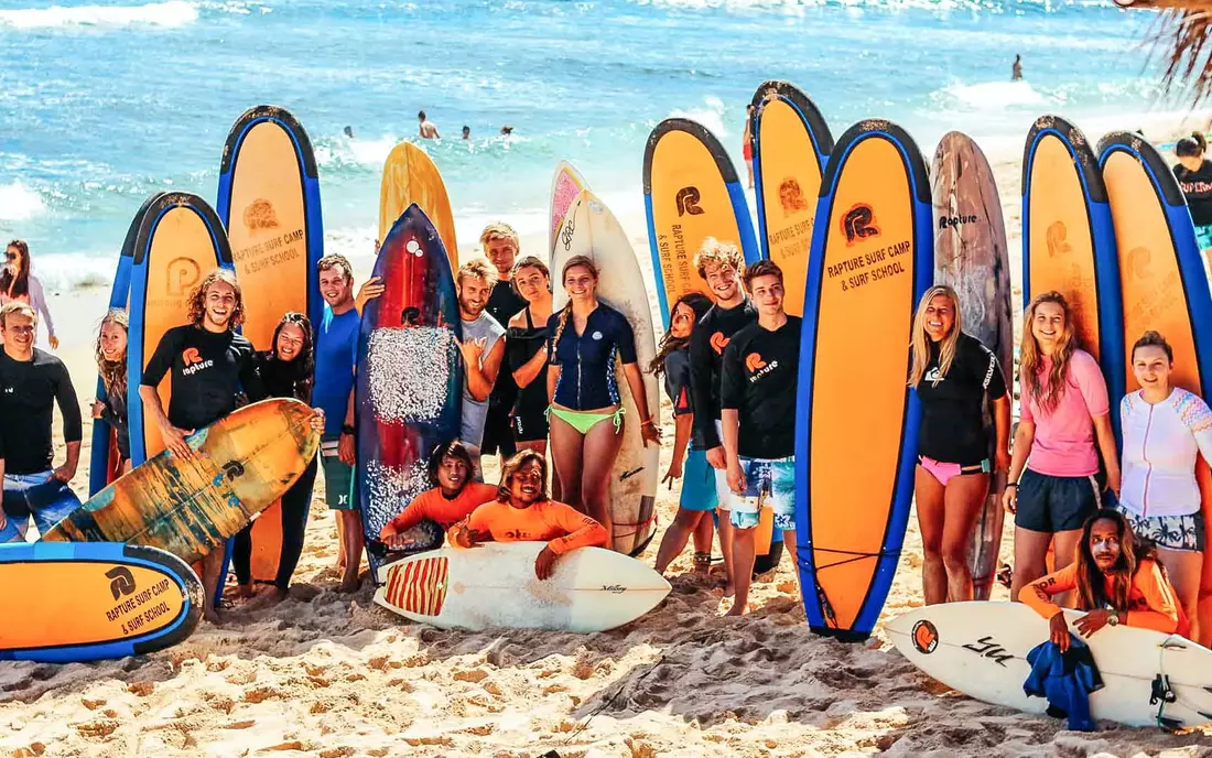 pure surf camp bali bukit wellenreiten surfkurs