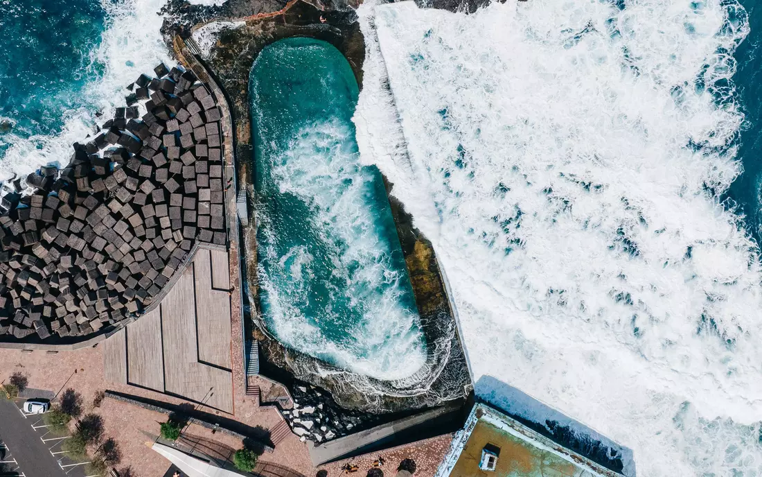 Pure Surfcamp Tenerife natural pool