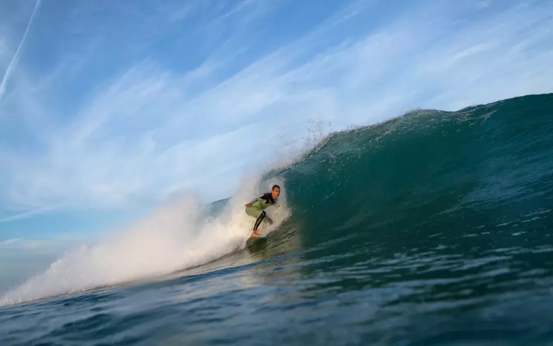 Many great spots with the best waves