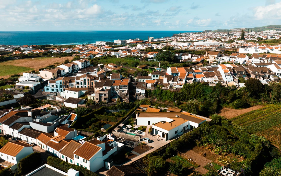 One of the few fishing villages along the coast