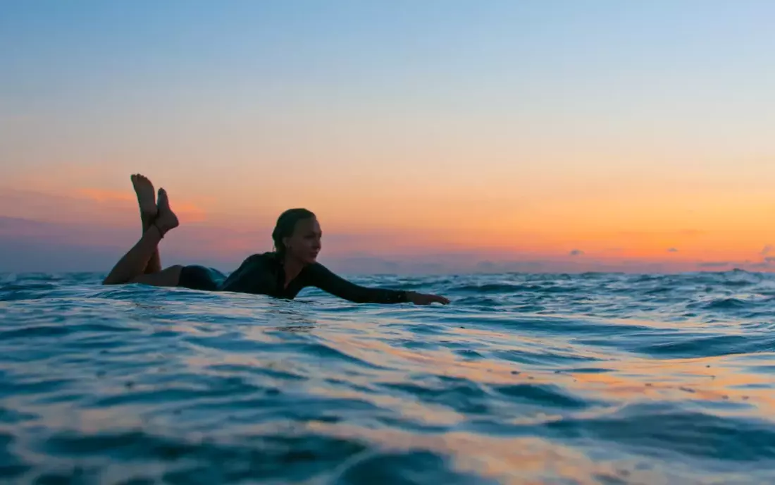 Rent a surfboard and paddle out