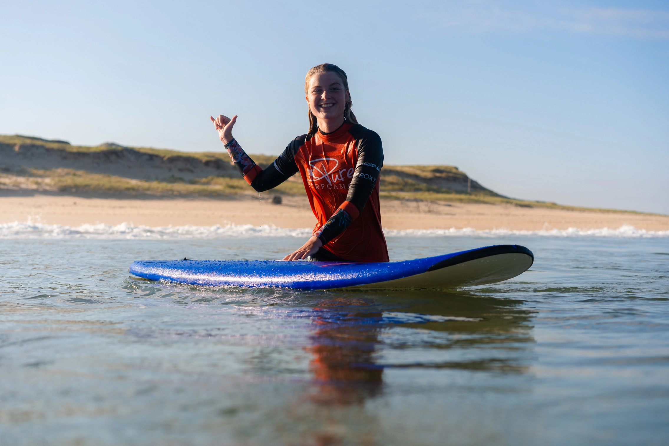 Familienurlaub Frankreich Surfen lernen Kinder Surfschule