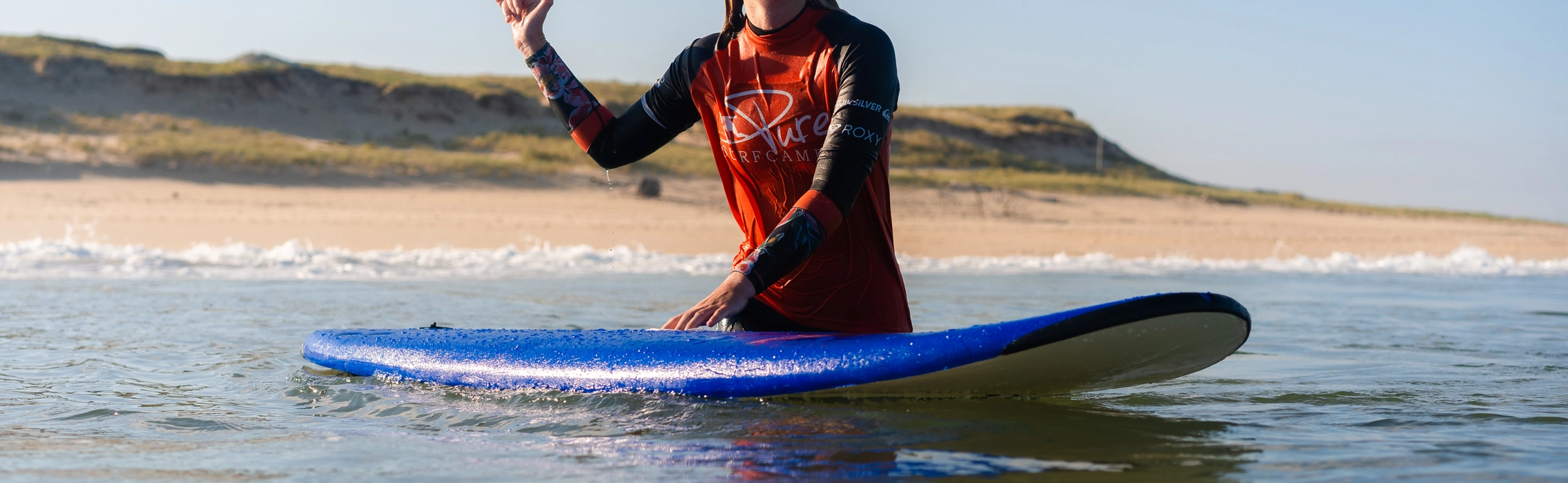 Familienurlaub Frankreich Surfen lernen Kinder Surfschule