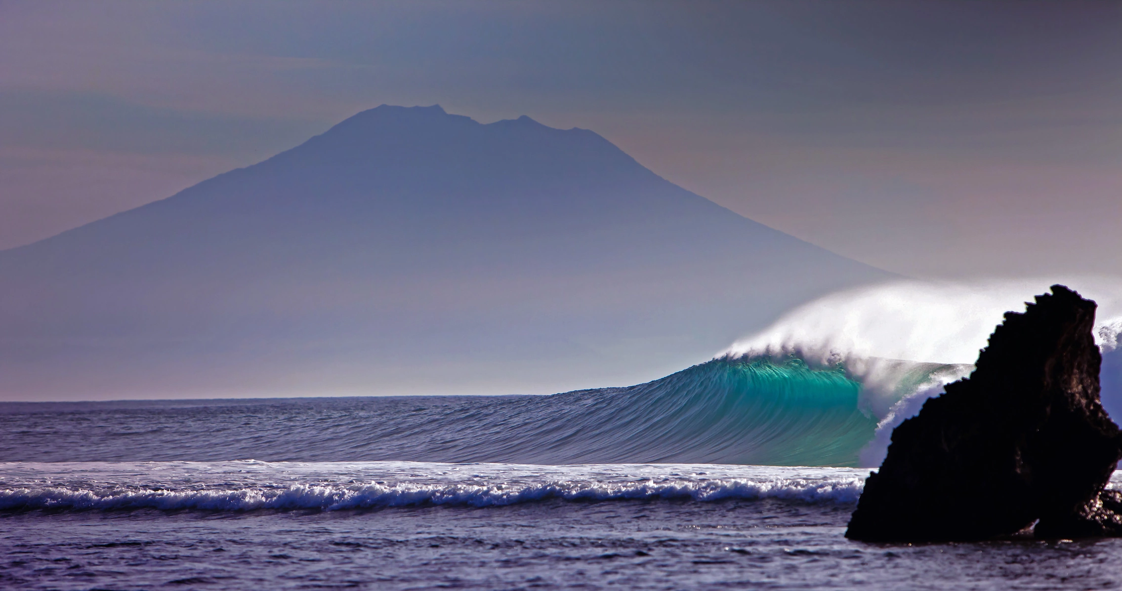 Surfing at Padang Surf Camp Bali