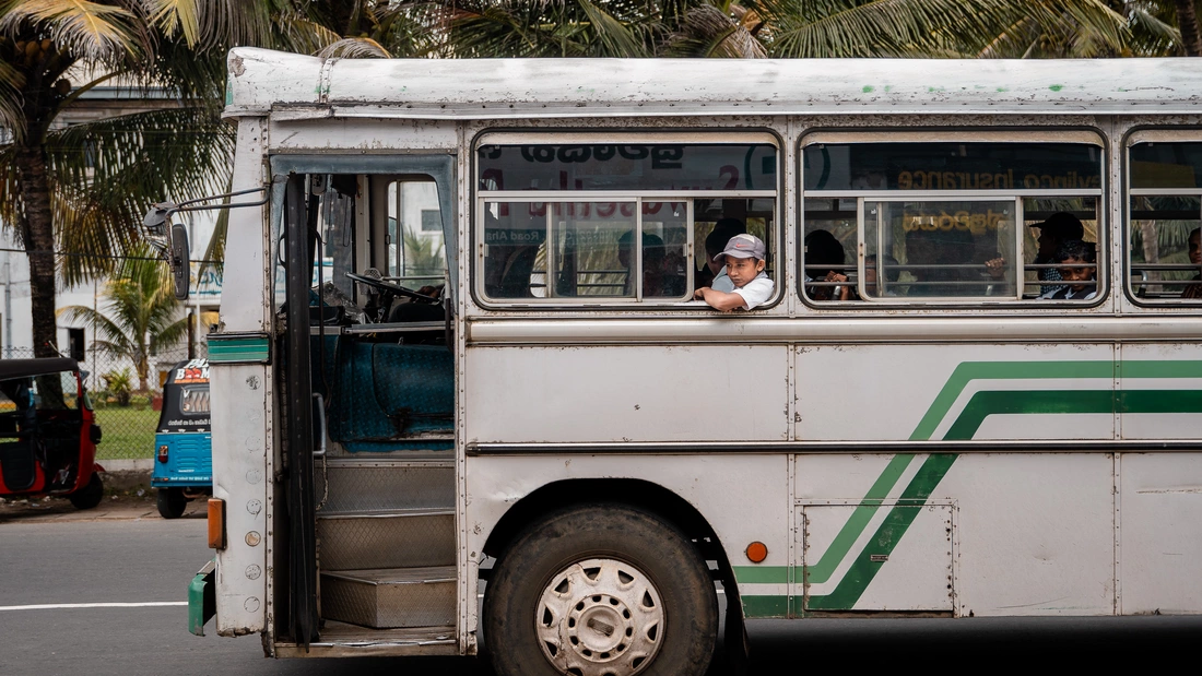 Lokal Bus in Sri Lanka
