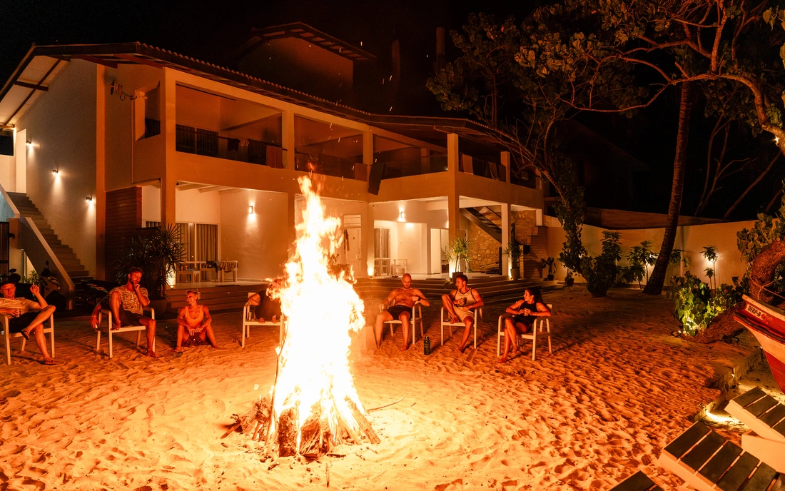 Lagerfeuer am Strand