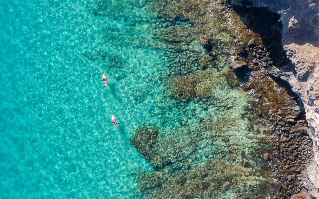 SUP on breathtaking rocky coasts