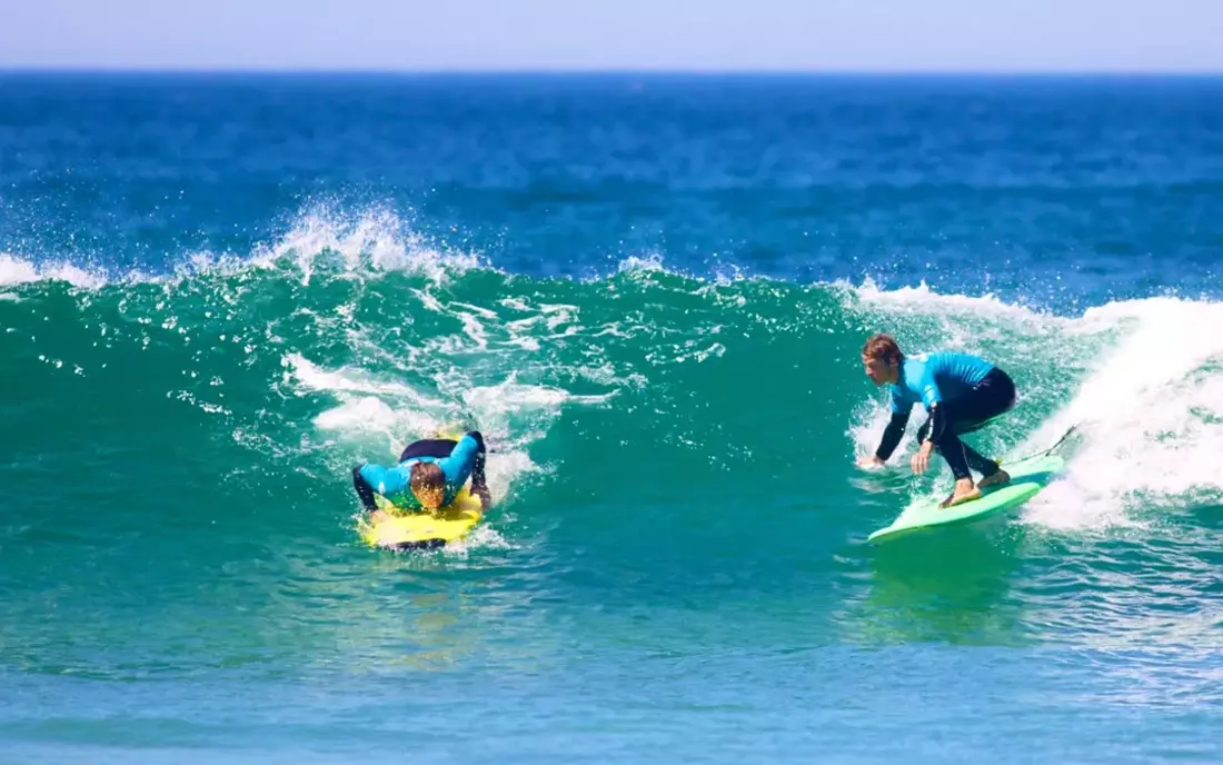 Grüne Welle surfen