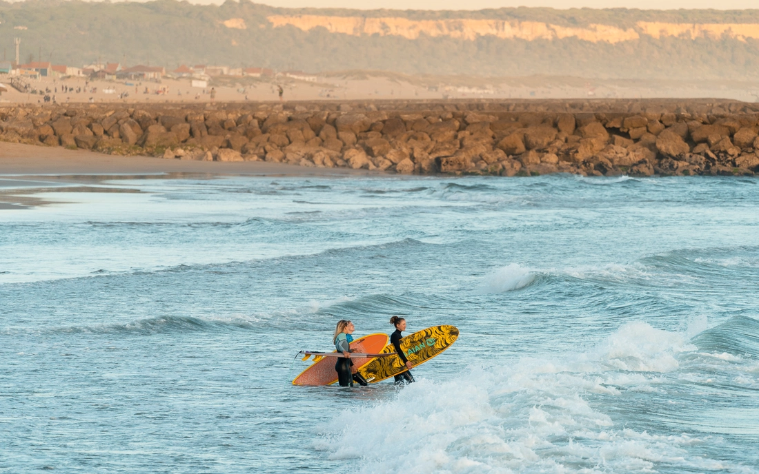 Surf spots right in front of the door!