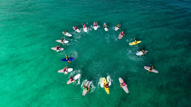 Jugendreise Surfcamp St Girons Frankreich Surfschule