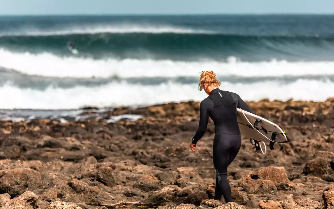 Fuerteventura has a lot of beach breaks as well as reef breaks to offer.