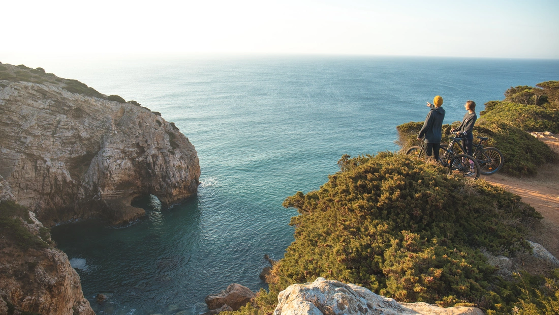 Surf Lodge Portugal Ingrina bike tour coast