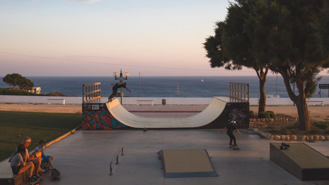 Surf Lodge Portugal Ingrina skate park