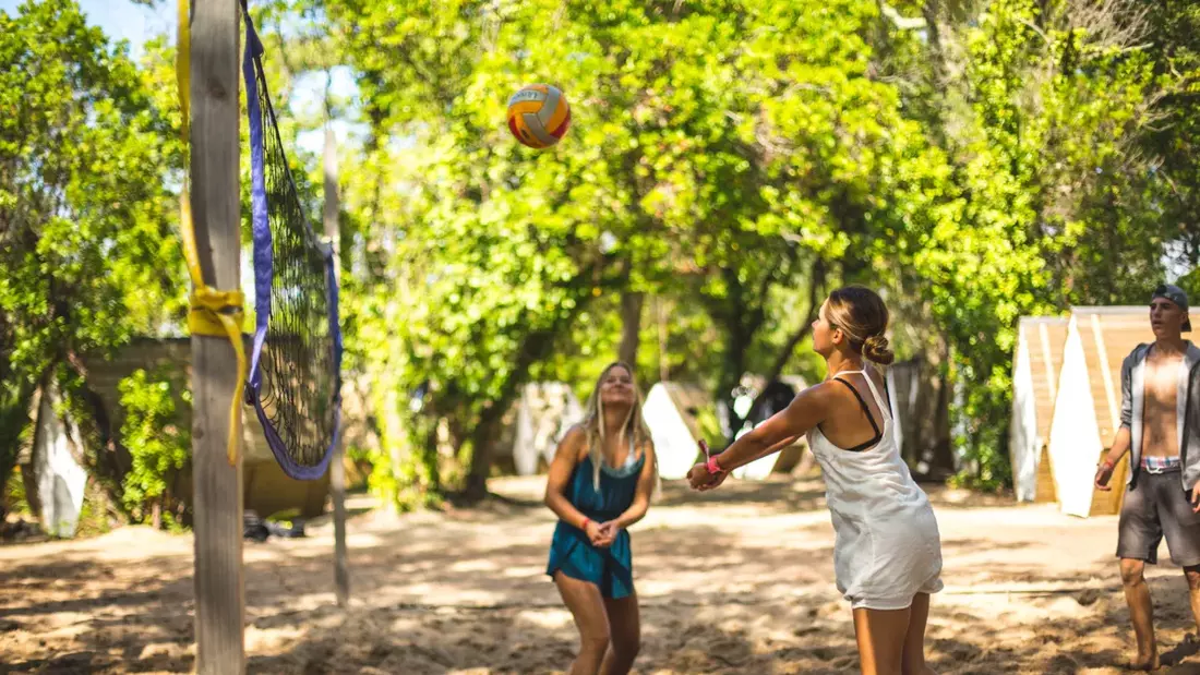 Surfen Frankreich Volleyball