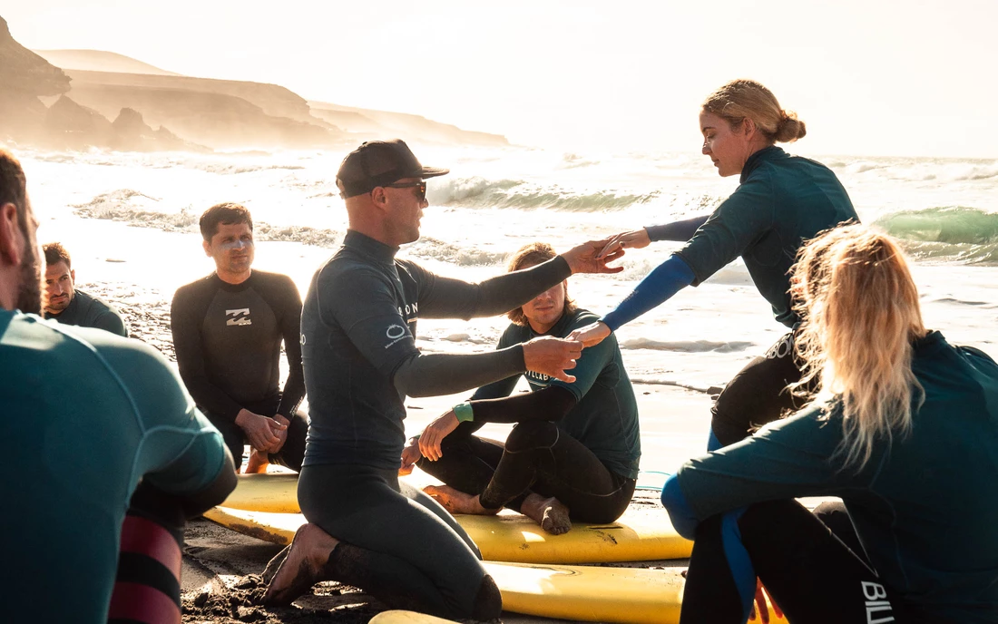 Surfcamp Fuerteventura surf course