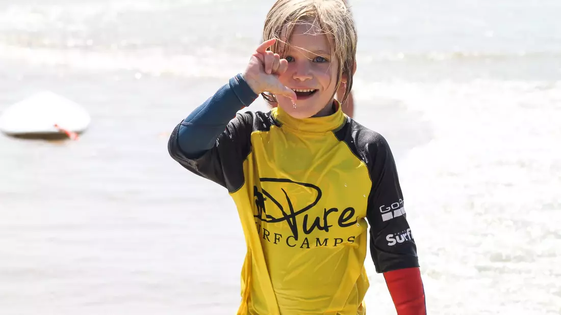 Surfspaß für Kids ab 8 Jahren.