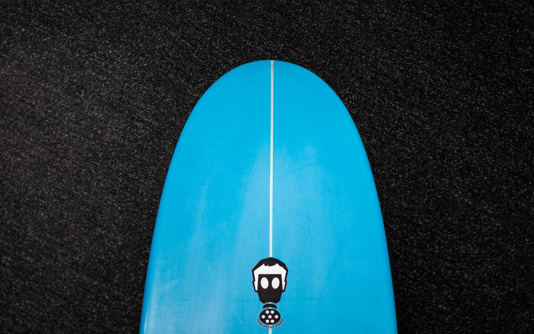 Die Round Nose bei einem Surfbrett