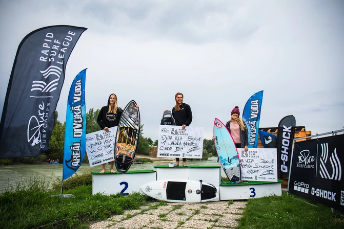 Surfer bei der Rapid Surf League 2019