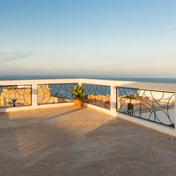 roof terrace at pure surf camp morocco