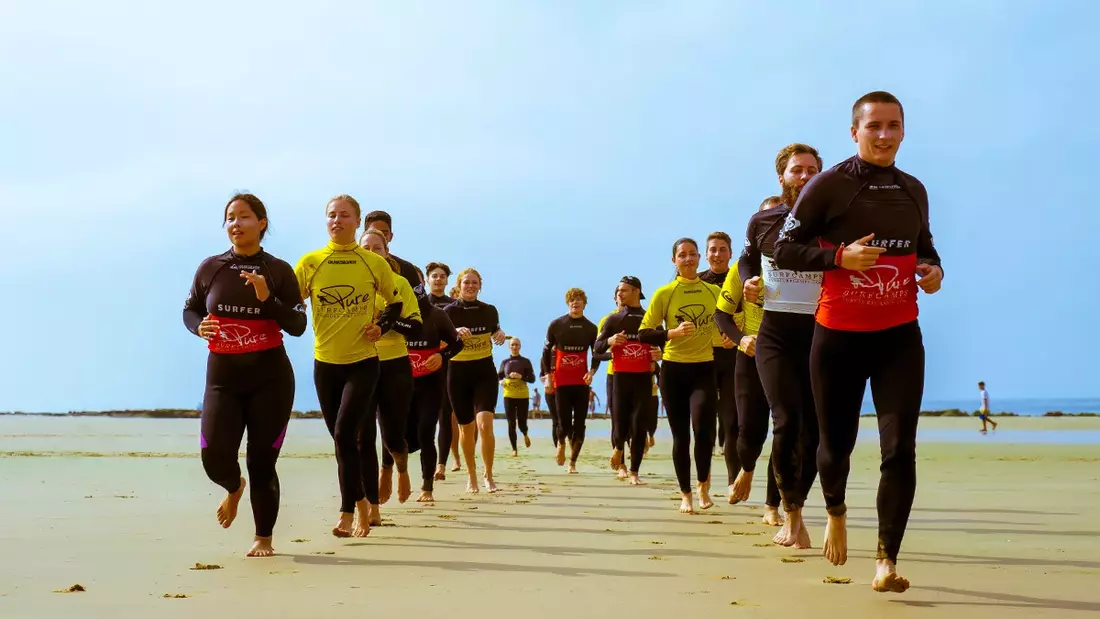 Warm up on the beach