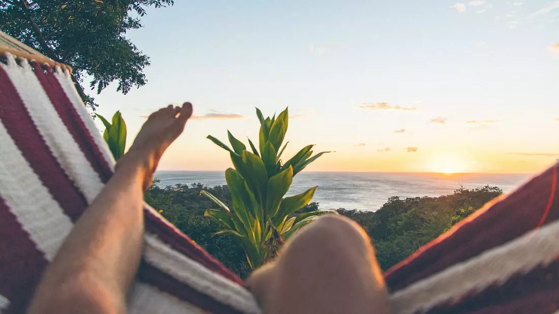 hammock at surf camp nicaragua