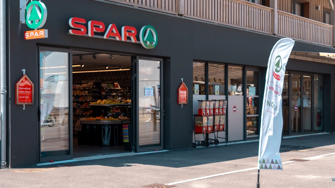 Supermarkt Spar promenade st. girons plage