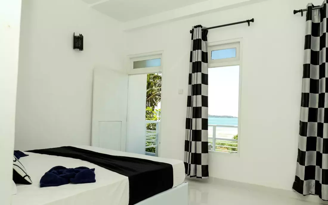 Sea view from the bed