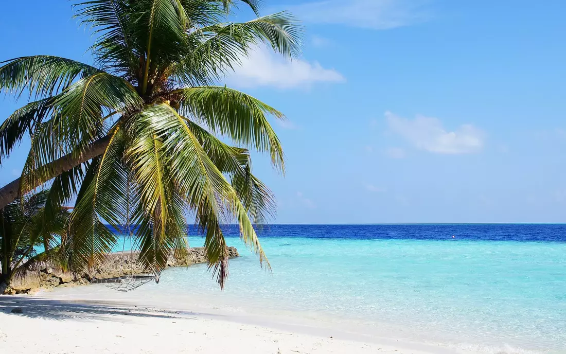 Den Strand direkt vor der Tür