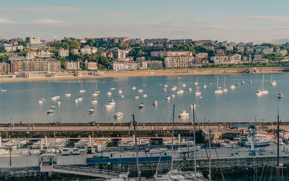 Der Hafen von San Sebastián