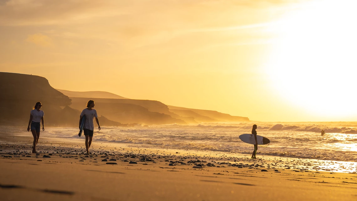 Sonnenuntergang auf Fuerte ventura