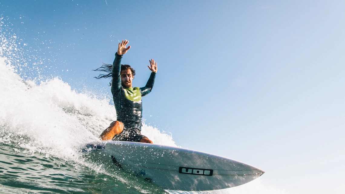 surfen mit alessandro piu