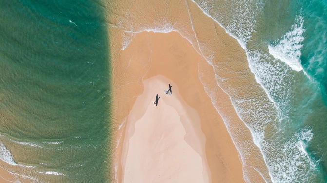 Strand von Moliets Plage