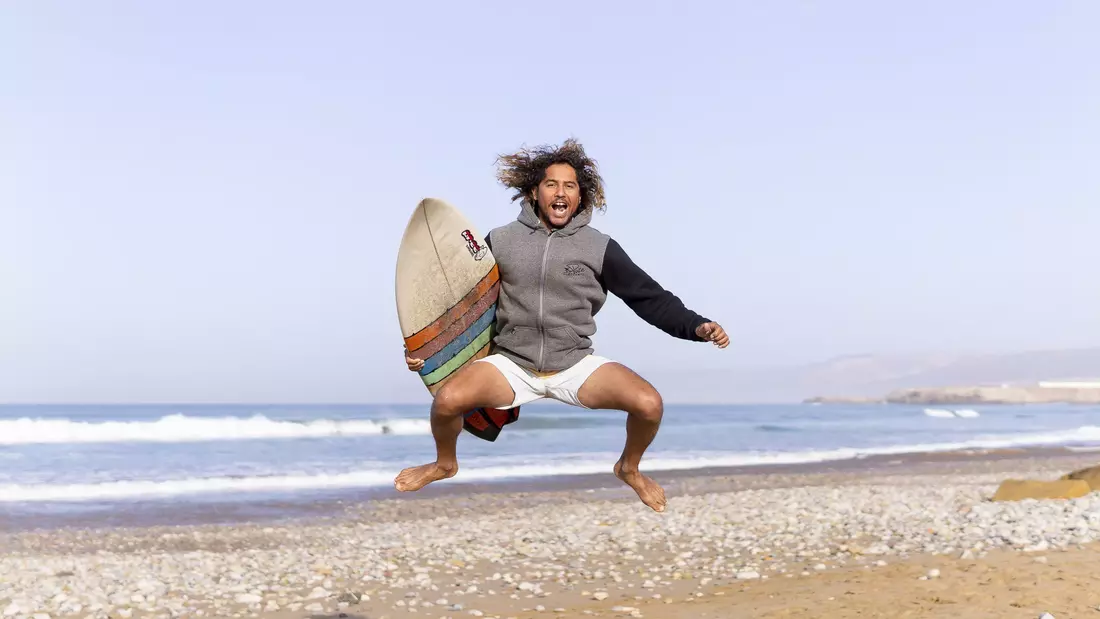 Surfing in Morocco