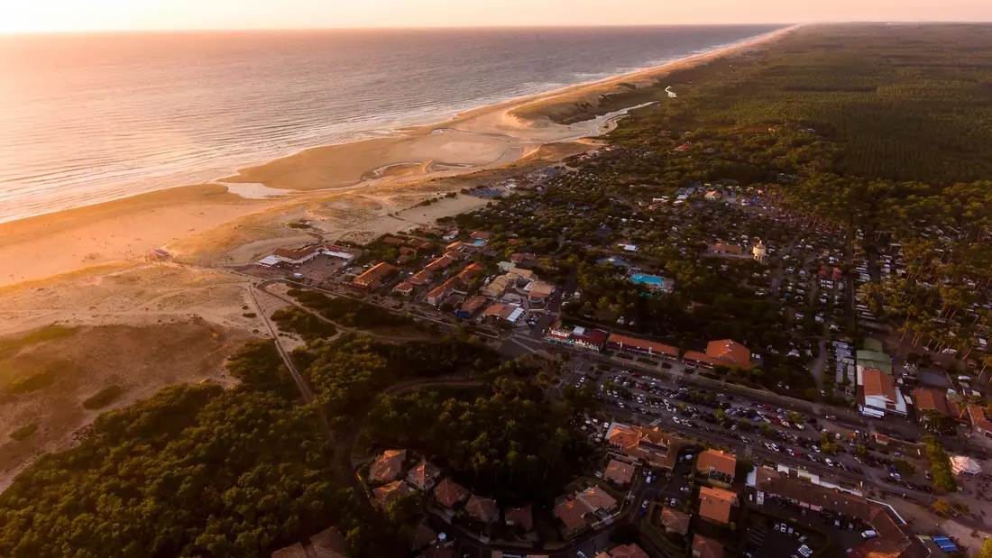 Moliets Plage von Oben