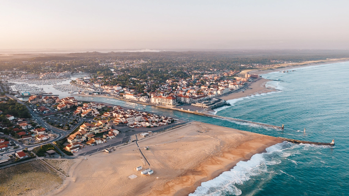 Umgebung des Surfcamp Seignosse