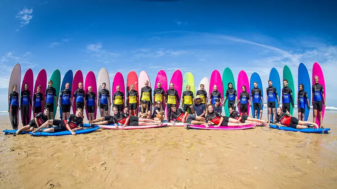 Surfen lernen mit der ganzen Klasse