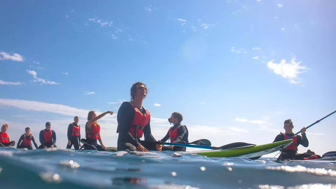 Stand Up Paddle Boarding is a lot of fun in a group