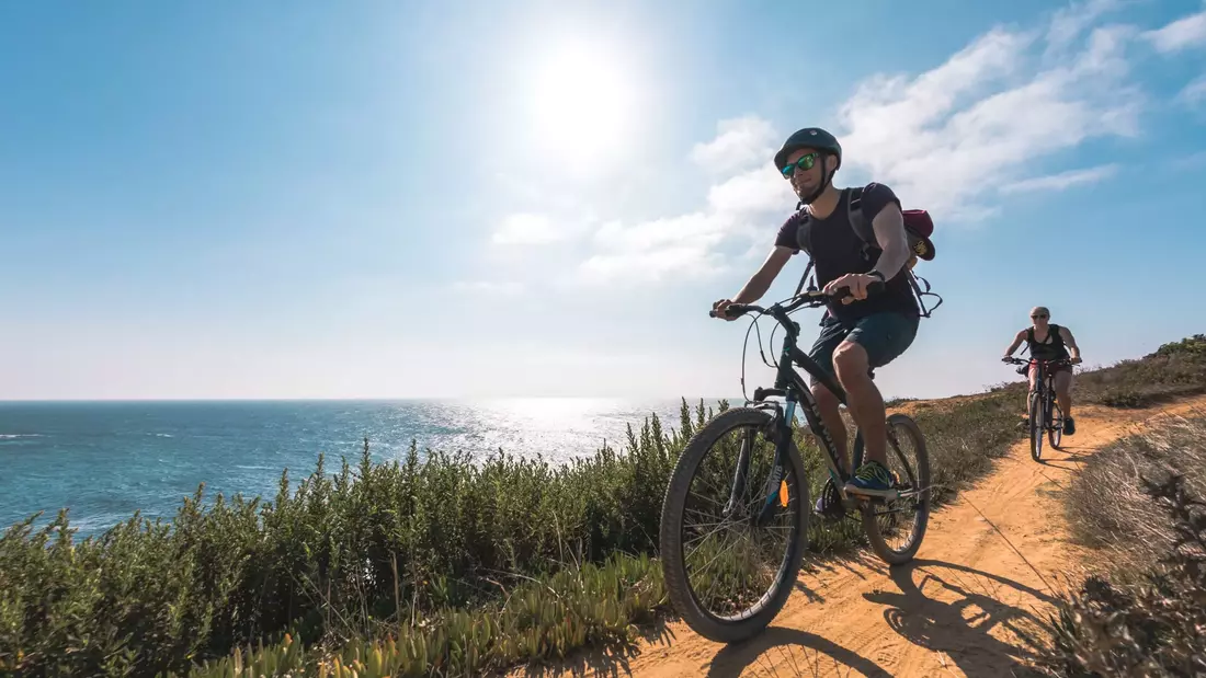 Our mountain bikes are ideal for the gravel roads