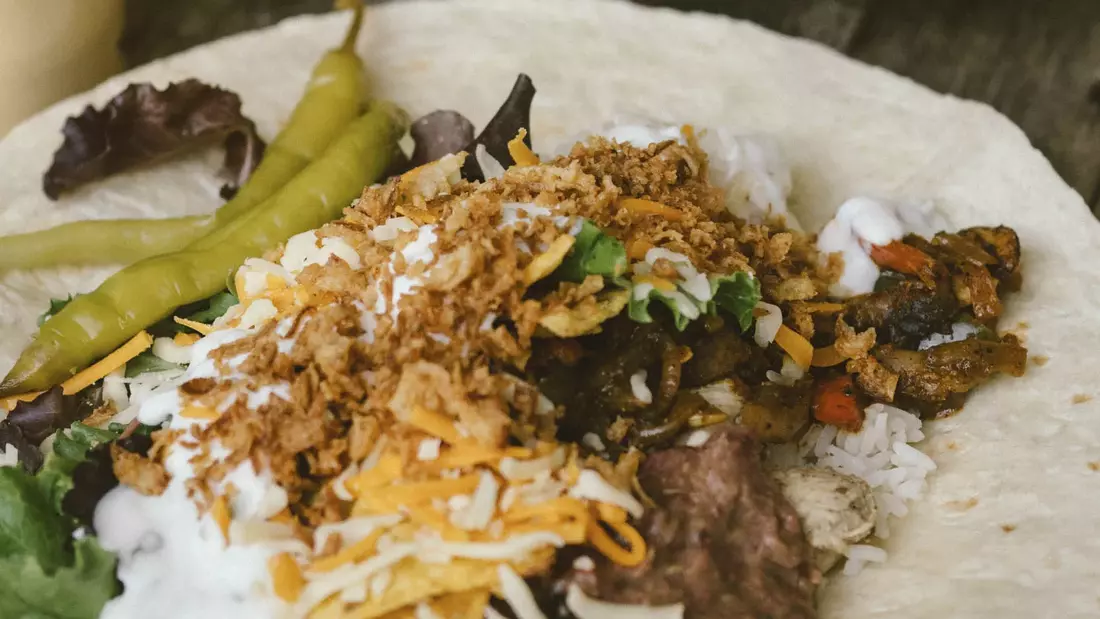 tacos at surf camp oyambre