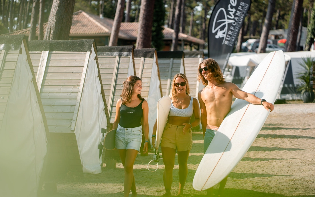 Die Shedies im Jugend Surfcamp  