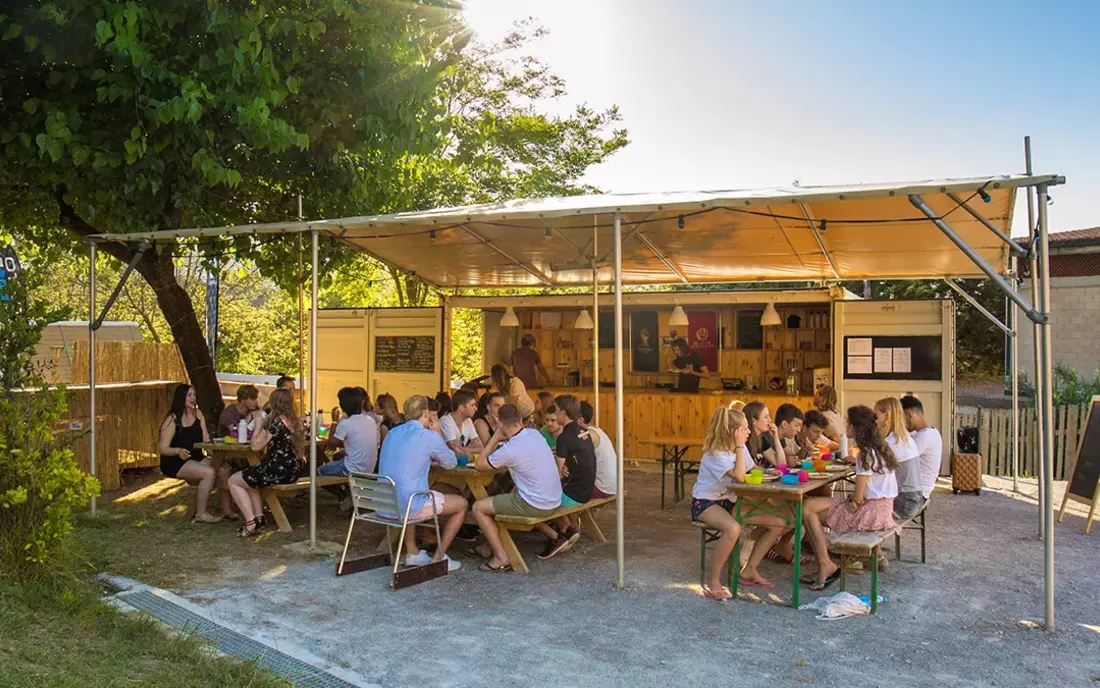 common areas at surf camp zarautz