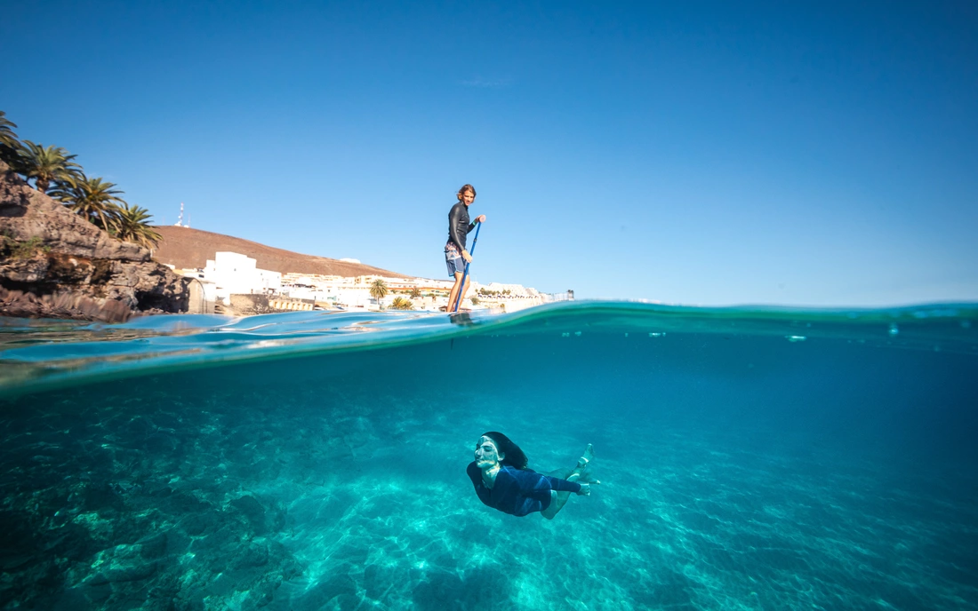 Surfcamp Fuerteventura SUP and Snorkeling