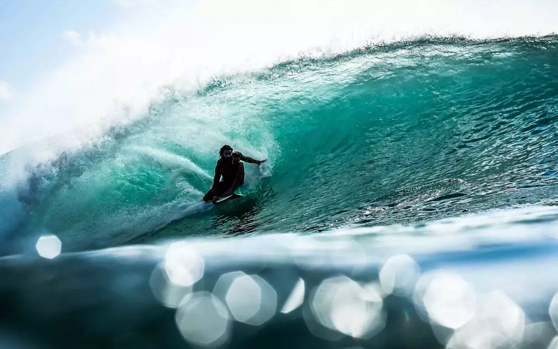 The big goal - surfing barrels!