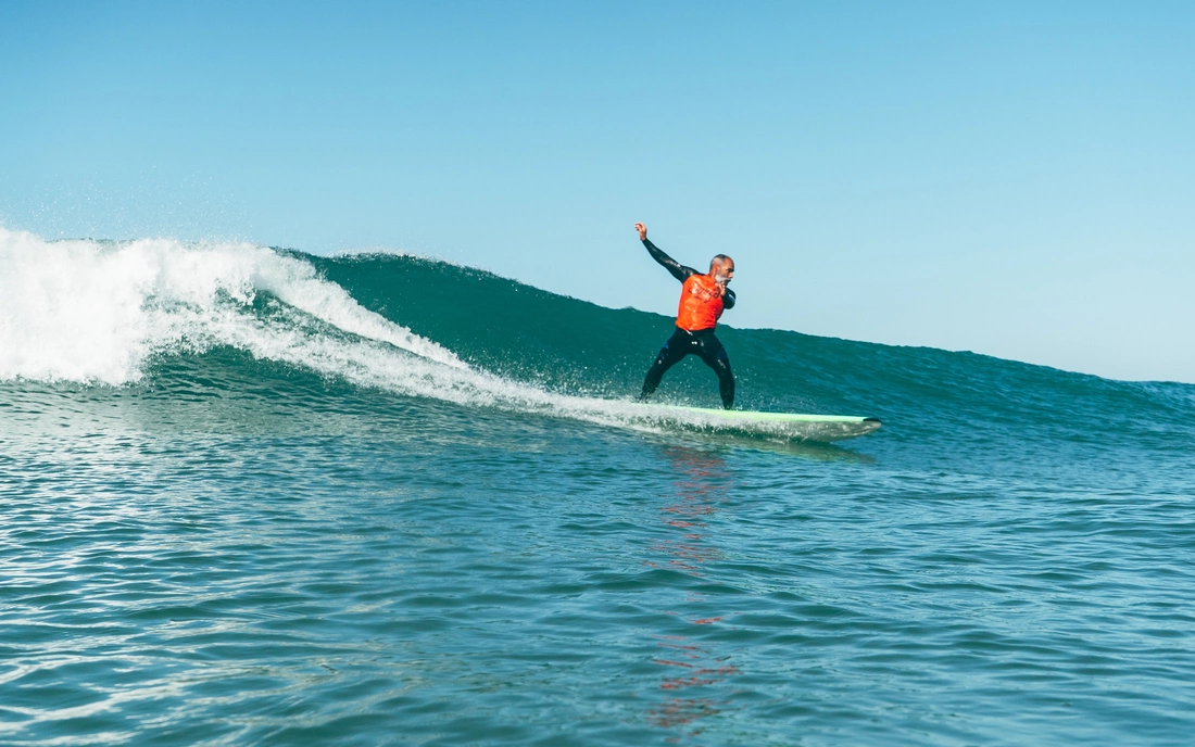 There is no age limit to start surfing