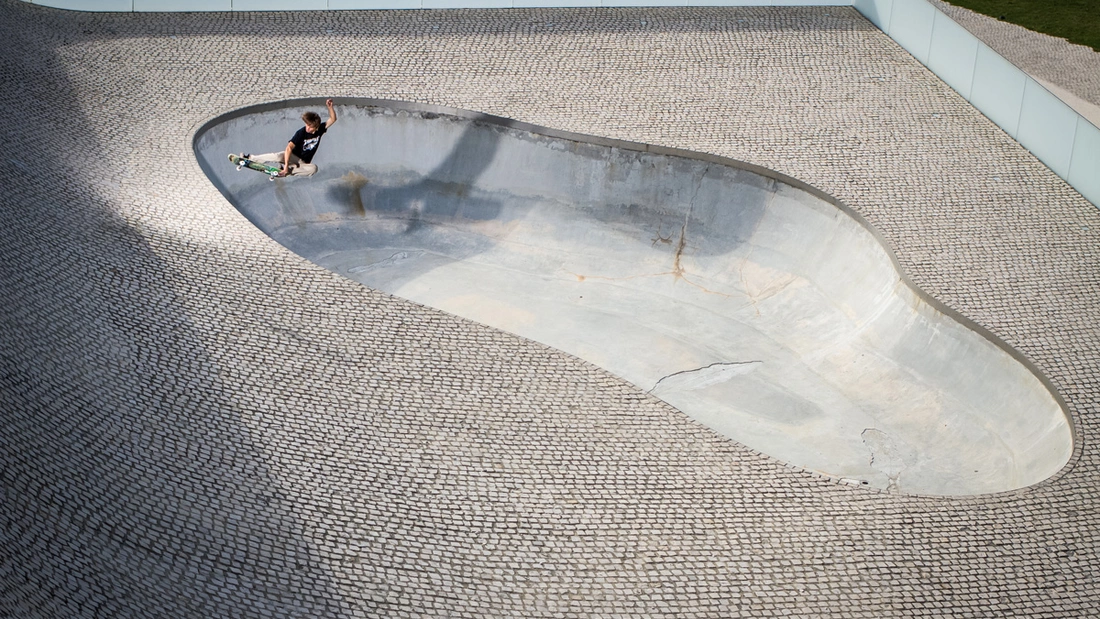 Die Bowl des Skateparks