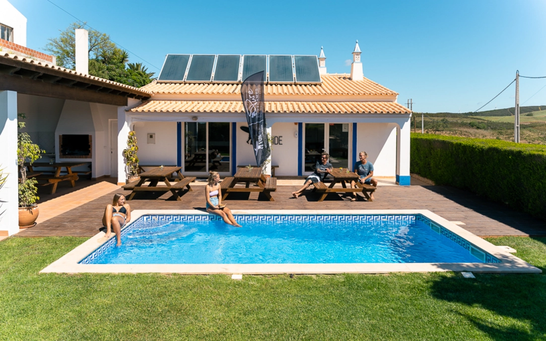 surf camp algarve main house with pool 