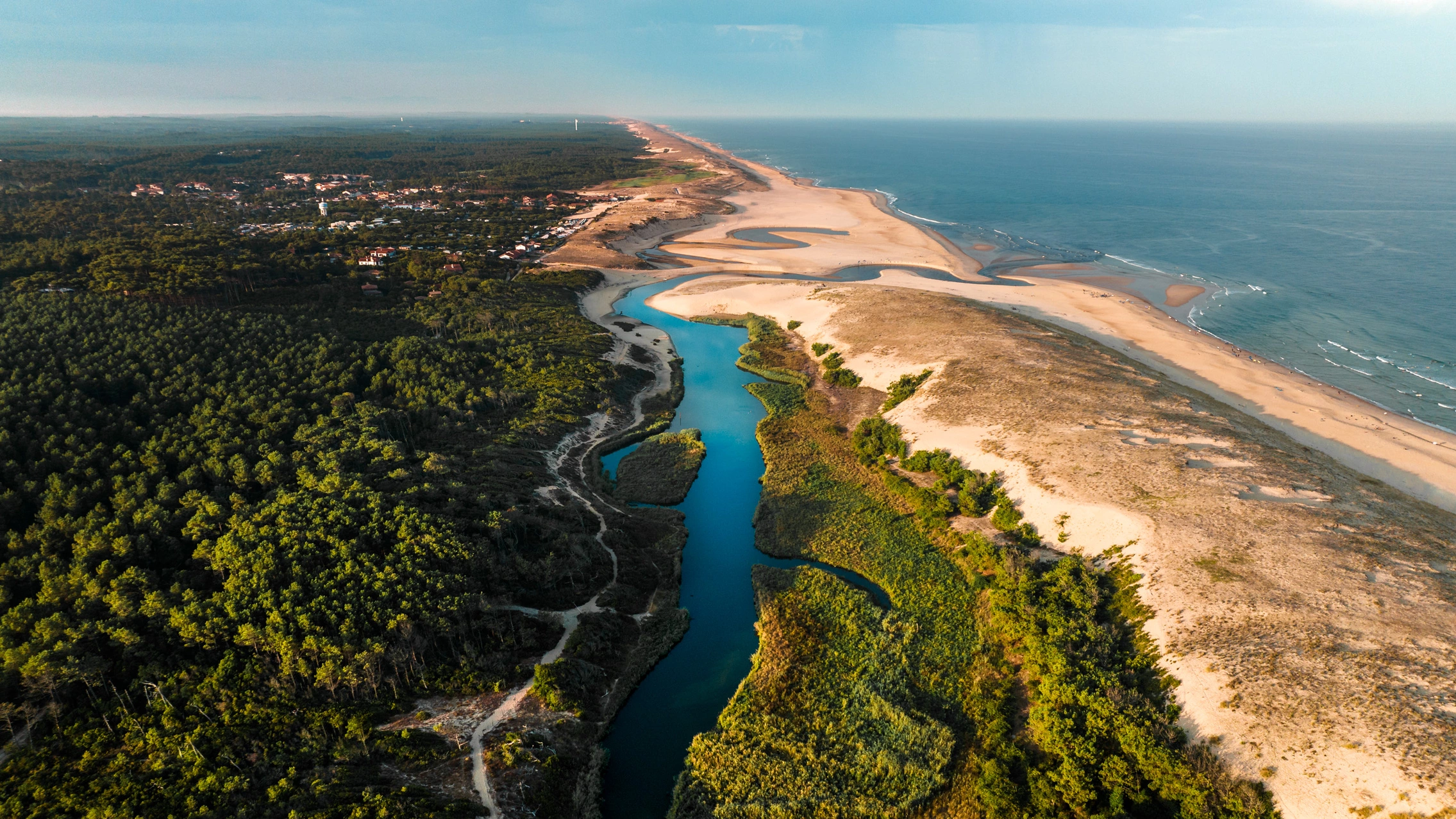 Surfcamp Frankreich Moliets Lagune