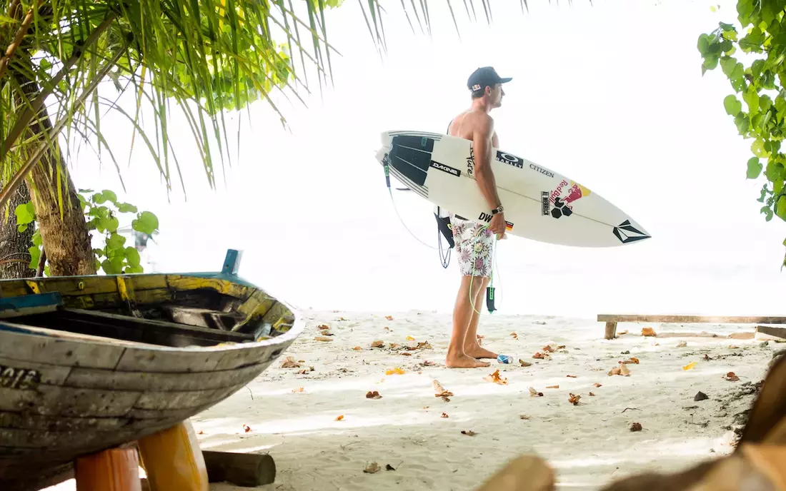 surfen auf den Malediven