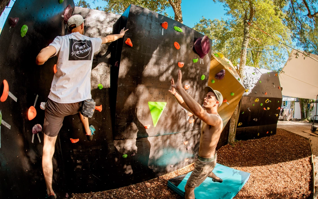 Mit einer eigenen Boulder-Wall