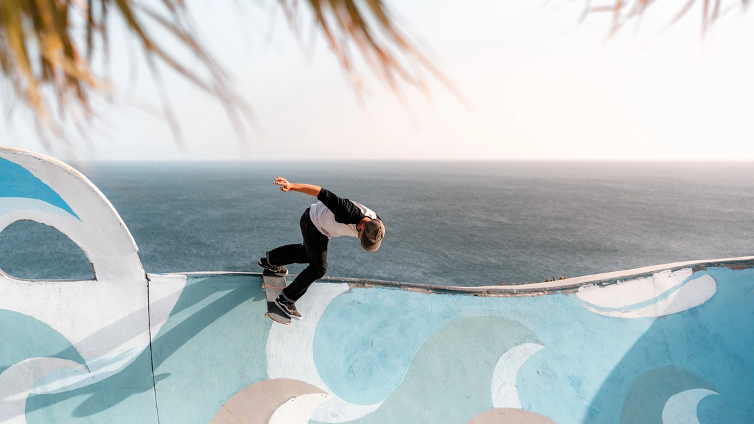 The ollie seems daring